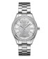 ფოტო #1 პროდუქტის Women's Mondrian Silver-Tone Stainless Steel Watch, 34mm