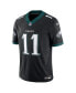 Фото #1 товара Men's A.J. Brown Black Philadelphia Eagles Alternate Vapor F.U.S.E. Limited Jersey