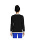 ფოტო #3 პროდუქტის Women's Fine Gauge Cotton Pocket Crew Cardigan