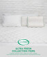 Фото #9 товара Fresh and Clean Classic Contour Memory Foam Pillow with Ultra-Fresh Treated Fabric, Standard