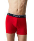 ფოტო #5 პროდუქტის Men's Casual Stretch Boxer Brief Set, 3 Pack