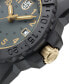ფოტო #3 პროდუქტის Men's Swiss Navy Seal Military Dive Gold Black Rubber Strap Watch 45mm