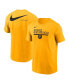 Фото #1 товара Men's Gold Pittsburgh Pirates 2-Hit Speed City Connect T-Shirt