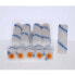 Фото #4 товара Ролик для краски OEM MARINE Resin запасные части 10 штук Набор (синий / белый)