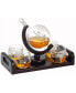 Фото #2 товара Globe Whisky Decanter Gift Set with Glasses and Tray, 6 Pieces