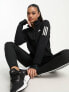 Фото #1 товара adidas Running Own The Run half zip sweat in black