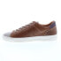 Фото #7 товара Bruno Magli Dante BM2DANB8 Mens Brown Leather Lace Up Lifestyle Sneakers Shoes 7