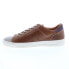 Фото #6 товара Bruno Magli Dante BM2DANB8 Mens Brown Leather Lace Up Lifestyle Sneakers Shoes 7