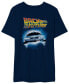 Back to the Future Men's Delorean Graphic Tshirt Синий, XL - фото #1