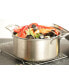 Фото #11 товара D5 Brushed Stainless Steel 8 Qt. Covered Stockpot