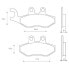 BRENTA MOTO 4041 Sintered Brake Pads