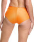 Frankies Bikinis Liv Plisse Bikini Bottom Women's Orange S