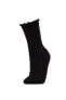 Фото #4 товара Носки defacto Kadın 3lü Cotton Long Socks