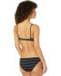 Фото #2 товара Polo Ralph Lauren 285618 Panama Stripe Over-The-Shoulder Triangle Bra, Size LG