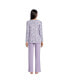 ფოტო #2 პროდუქტის Women's Cozy 2 Piece Pajama Set - Long Sleeve Top and Pants
