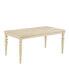 Фото #7 товара Urban Style Wired White Finish Wood Turned-Leg Dining Table