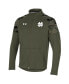 ფოტო #3 პროდუქტის Men's Olive Notre Dame Fighting Irish Freedom Full-Zip Fleece Jacket