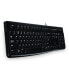 Фото #2 товара Logitech K120 Corded Keyboard - Full-size (100%) - Wired - USB - Black