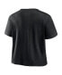 ფოტო #3 პროდუქტის Women's Black St. Louis City SC Chip Pass Fashion Cropped T-Shirt