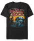 Фото #1 товара Disney Men's Peter Pan Skull Rock Vintage Inspired Sunset Poster, Short Sleeve T-Shirt