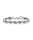 Stainless Steel 8mm Rope Chain Bracelet