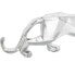 Decorative Figure Alexandra House Living Silver Plastic Panther 10 x 16 x 44 cm