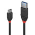 Фото #5 товара Lindy 1m USB 3.2 Type A to C Cable 3A - Black Line - 1 m - USB A - USB C - USB 3.2 Gen 1 (3.1 Gen 1) - 10000 Mbit/s - Black