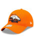 Фото #4 товара Women's Orange Denver Broncos 2022 Sideline Adjustable 9TWENTY Hat