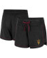 ფოტო #7 პროდუქტის Women's Heathered Black Arizona State Sun Devils Lil Sebastian Shorts