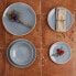 Deep Plate Ariane Terra Ceramic Blue (Ø 26 cm) (6 Units)