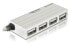 Фото #1 товара Delock USB 2.0 external 4-port HUB - 480 Mbit/s - White - Windows 2000/XP/XP-64/Server-2003/Vista - USB 2.0