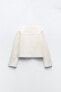 Фото #12 товара Короткая куртка из мягкой ткани ZARA