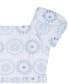 ფოტო #5 პროდუქტის Big Girls 2-Tone Eyelet Dress