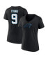 ფოტო #1 პროდუქტის Women's Bryce Young Black Carolina Panthers Icon Name and Number V-Neck T-shirt