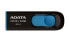 ADATA DashDrive UV128 128GB - 128 GB - USB Type-A - 3.2 Gen 1 (3.1 Gen 1) - 90 MB/s - Slide - Black - Blue