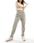 Vero Moda tapered trousers with pleat front in light grey pinstripe