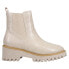 Corkys Whatever Croc Embossed Round Toe Pull On Booties Womens Beige Casual Boot