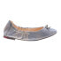 Фото #1 товара Bed Stu Bosworth F302001 Womens Gray Leather Slip On Ballet Flats Shoes