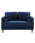 Фото #1 товара Lillith Modern Loveseat With Upholstered Fabric and Wooden Frame