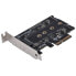 Фото #1 товара Silverstone SST-ECM27 M.2/SATA Adapterkarte, PCIe 4.0, 1x M-Key, 2x SATA 6G - Low Profile