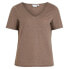 Фото #3 товара VILA Sina short sleeve v neck T-shirt