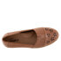 Фото #8 товара Trotters Ruby Perf T2320-215 Womens Brown Narrow Leather Loafer Flats Shoes