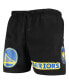 ფოტო #3 პროდუქტის Men's Black Golden State Warriors Mesh Capsule Shorts