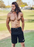 ფოტო #13 პროდუქტის Men's 9" Stretch Mesh Lined Swim Trunks, up to Size 2XL