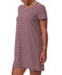 ფოტო #5 პროდუქტის Women's Short-Sleeve Crewneck Sleepshirt