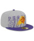 Фото #3 товара Men's Gray, Purple Phoenix Suns 2023 NBA Draft Two-Tone 59FIFTY Fitted Hat