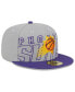 ფოტო #3 პროდუქტის Men's Gray, Purple Phoenix Suns 2023 NBA Draft Two-Tone 59FIFTY Fitted Hat