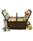 Surrey Willow Picnic Basket for 2 with Blanket and Coffee Set