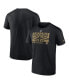 Фото #1 товара Men's Black Vegas Golden Knights Authentic Pro Core Collection Secondary T-shirt