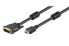 Фото #1 товара M-CAB HDMI/DVI-D cable 2m black - 2 m - HDMI - DVI-D - Gold - Black - Male/Male